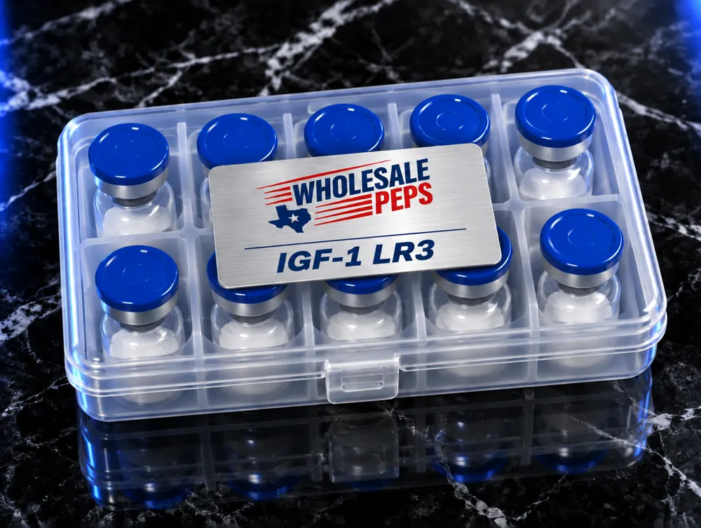Wholesale Peps IGF-1 LR3 kit — clear case of 10 vials