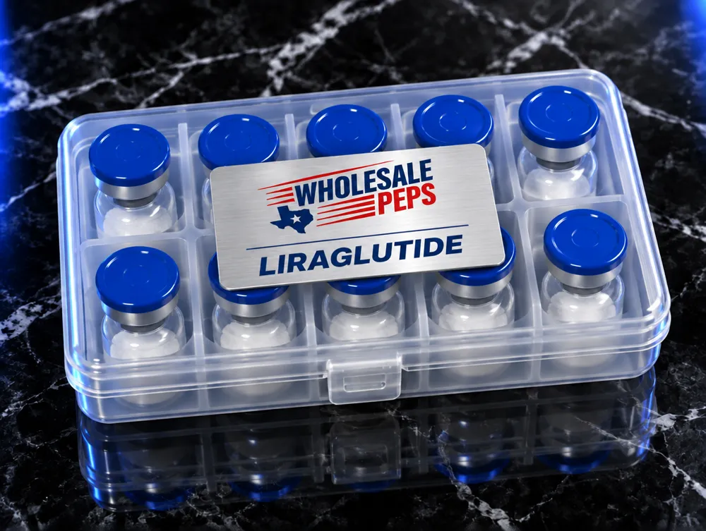 Wholesale Peps Liraglutide kit — clear case of 10 vials